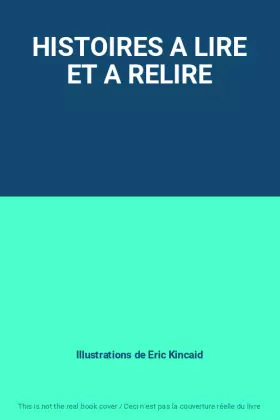 Couverture du produit · HISTOIRES A LIRE ET A RELIRE