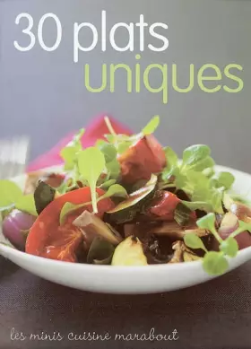 Couverture du produit · 30 plats uniques