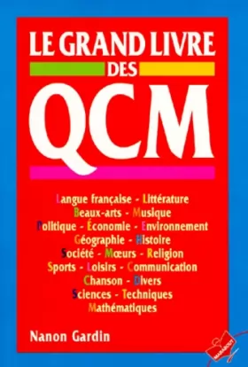 Couverture du produit · Le grand livre marabout des QCM