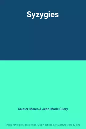 Couverture du produit · Syzygies