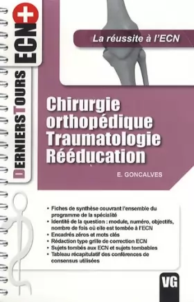 Couverture du produit · Chirurgie orthopédique traumatologie rééducation