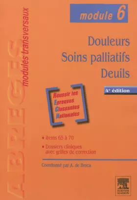 Couverture du produit · Douleurs - Soins palliatifs - Deuils: Module 6