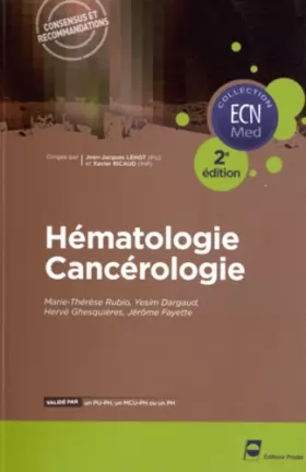 Couverture du produit · HEMATOLOGIE CANCEROLOGIE