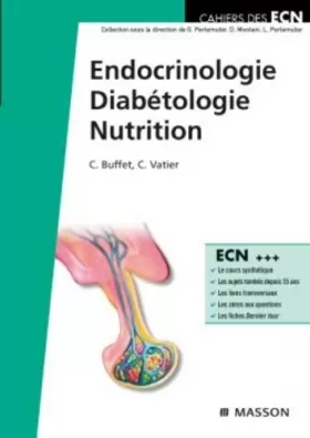 Couverture du produit · Endocrinologie-Diabétologie-Nutrition