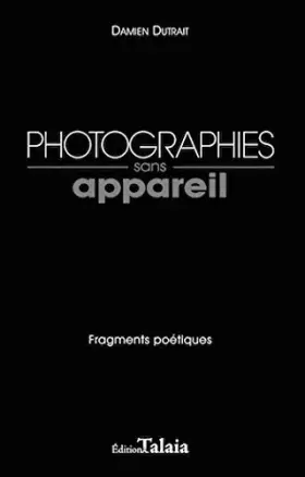 Couverture du produit · Photographies sans appareil