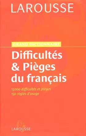 Couverture du produit · Dictionnaire des difficultés de la langue française