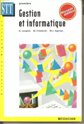 Couverture du produit · Gestion et informatique : premiere stt 103197