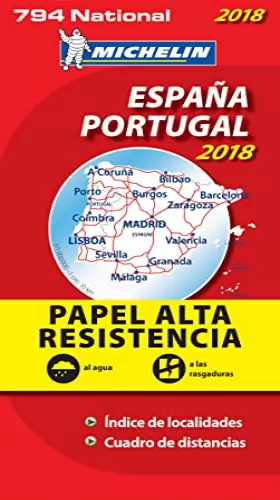 Couverture du produit · ESPANA, PORTUGAL 2018 - PAPEL ALTA RESISTENCIA / ESPAGNE, PORTUGAL 2018 - INDECHIRABLE