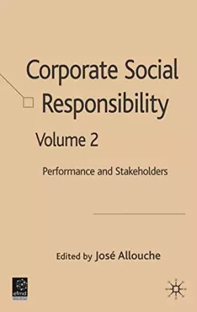 Couverture du produit · Corporate Social Responsibility Volume 2: Performances and Stakeholders