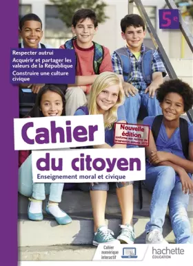 Couverture du produit · Cahier du citoyen 5e - éd. 2019