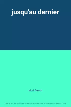 Couverture du produit · jusqu'au dernier