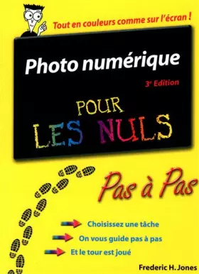 Couverture du produit · PHOTO NUMERIQUE 3E PAS A PAS