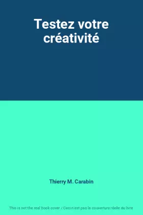Couverture du produit · Testez votre créativité