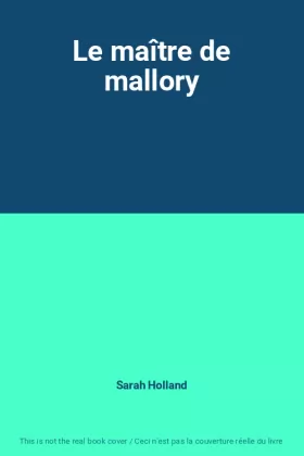 Couverture du produit · Le maître de mallory