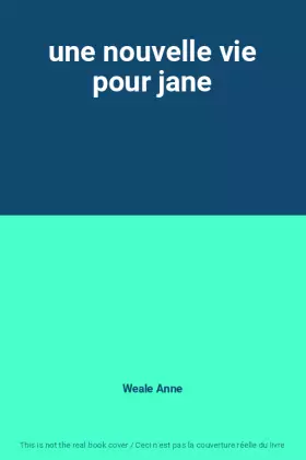Couverture du produit · une nouvelle vie pour jane
