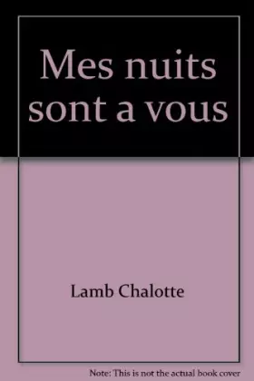 Couverture du produit · Mes nuits sont a vous
