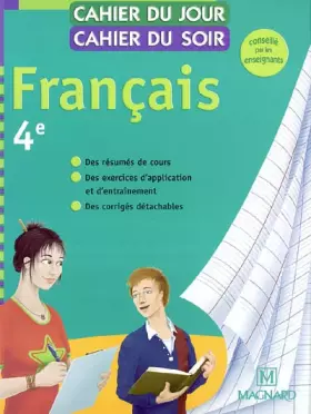 Couverture du produit · Français 4e
