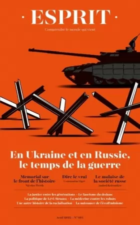 Couverture du produit · Esprit - En Ukraine et en Russie, le temps de la guerre: Avril 2022
