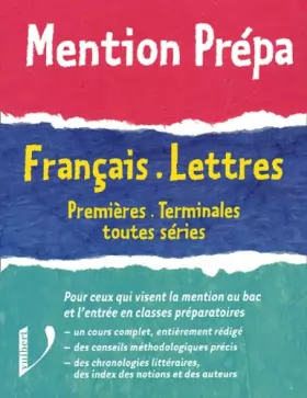 Couverture du produit · Français-Lettres 1ères et Terminales toutes séries