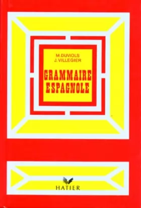 Couverture du produit · Grammaire espagnole
