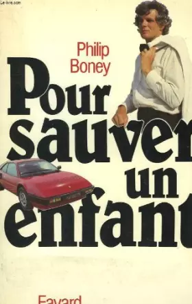 Couverture du produit · Pour sauver un enfant
