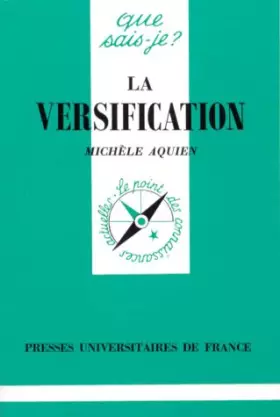 Couverture du produit · La versification, 4e édition