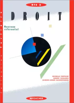 Couverture du produit · Droit : BTS 2, BTS tertiaires, 2e année (Ouvrage)