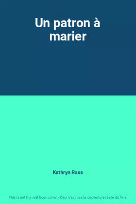 Couverture du produit · Un patron à marier