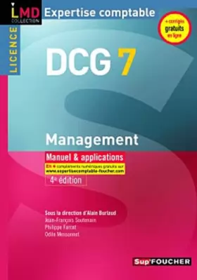 Couverture du produit · DCG 7 Management Manuel et applications 4e édition