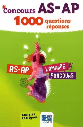 Couverture du produit · Concours AS-AP : 1000 questions-réponses