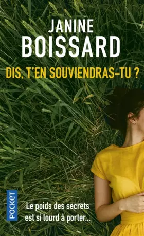 Couverture du produit · Dis, t'en souviendras-tu ?