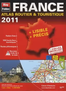 Couverture du produit · 2011 Atlas Routier et Touristique à spirale France