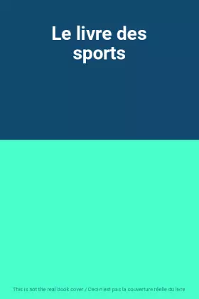 Couverture du produit · Le livre des sports