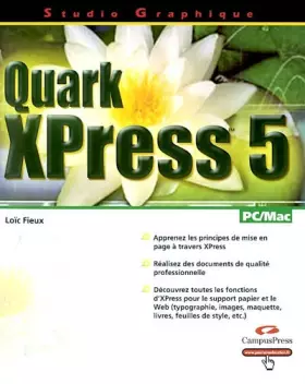Couverture du produit · Quark Xpress 5