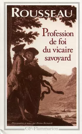 Couverture du produit · Profession de foi du vicaire savoyard