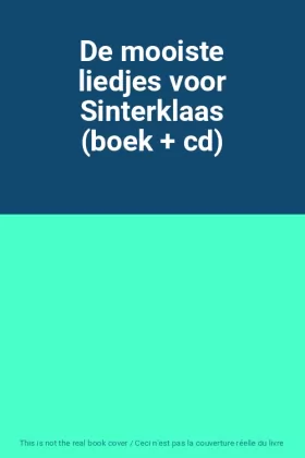 Couverture du produit · De mooiste liedjes voor Sinterklaas (boek + cd)