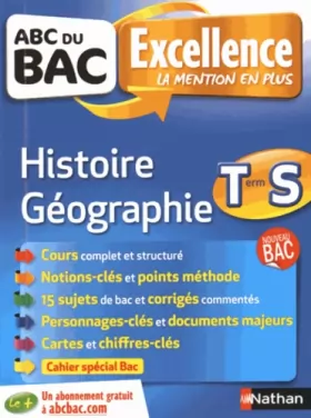 Couverture du produit · ABC du BAC Excellence Histoire - Géographie Term S