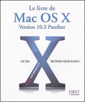 Couverture du produit · Le livre de MAC OS X.3 Panther