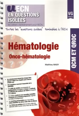 Couverture du produit · Hématologie : Onco-hématologie