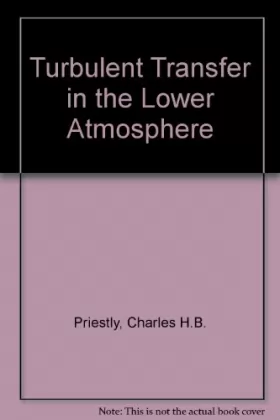 Couverture du produit · Turbulent Transfer in the Lower Atmosphere