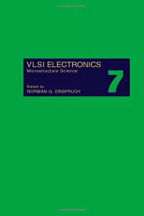 Couverture du produit · Very Large Scale Integration Electronics: v. 7 (V L S I Electronics)
