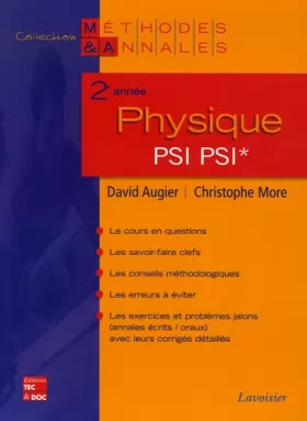 Couverture du produit · Physique 2e année PSI PSI*