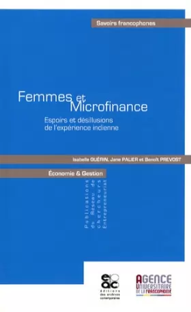 Couverture du produit · Femmes et microfinance : Espoirs et désillusions de l'expérience indienne