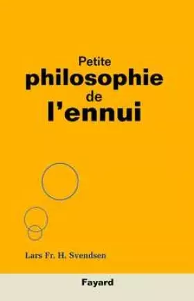 Couverture du produit · Petite philosophie de l'ennui