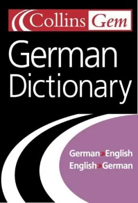 Couverture du produit · Collins Gem Dictionary German