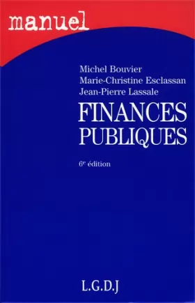 Couverture du produit · Finances publiques, 6ème édition