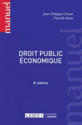 Couverture du produit · Droit public économique, 8ème Ed.