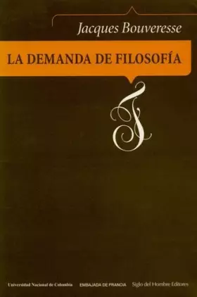 Couverture du produit · La demanda de filosofia