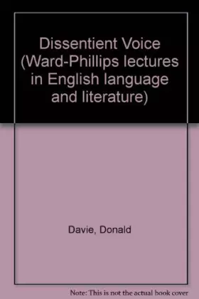 Couverture du produit · Dissentient Voice