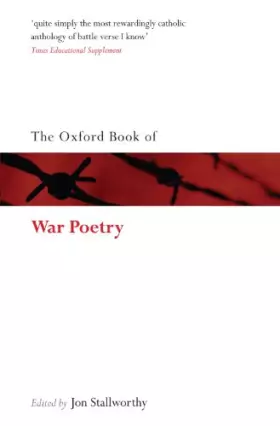 Couverture du produit · The Oxford Book of War Poetry